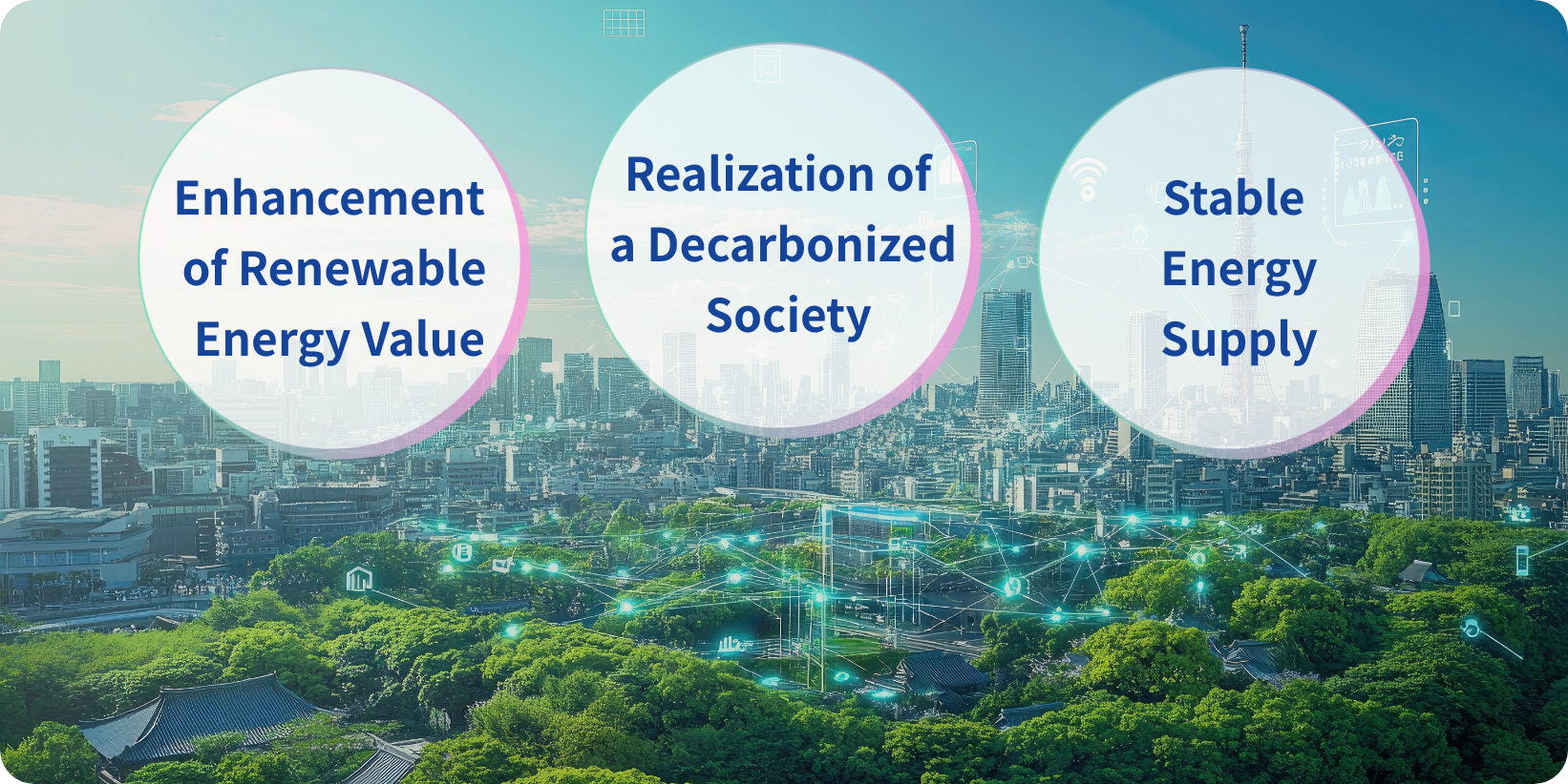 Enhancement of Renewable Energy Value Realization of a Decarbonized Society Stable Energy Supply